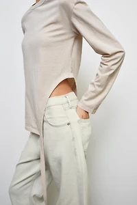 ASYMMETRIC RUSTIC T-SHIRT