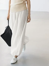Linen sarouel trousers