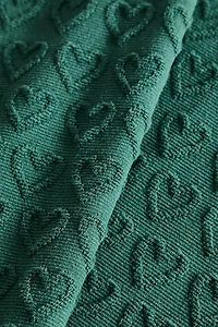 CHRISTMAS TERRYCLOTH COTTON KITCHEN TOWEL WITH HEARTS