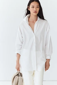100% cotton poplin shirt