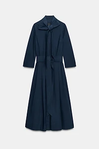 ZW COLLECTION TIED POPLIN DRESS