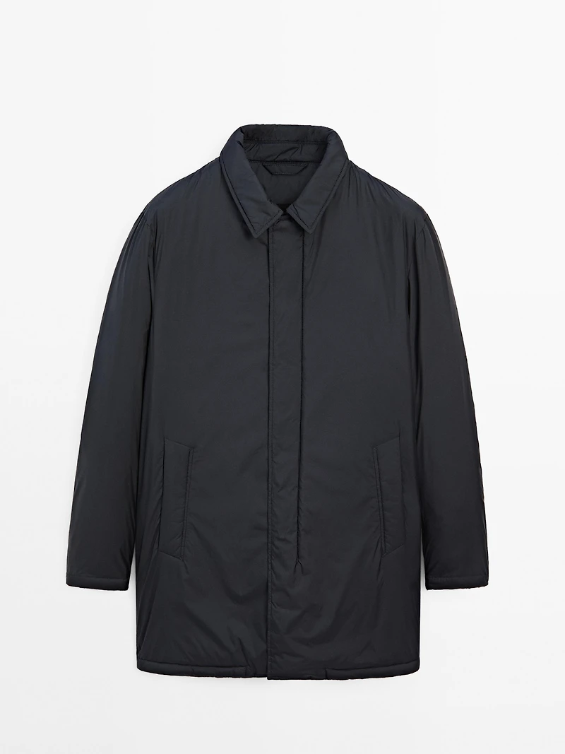 Parka ultra-légère en duvet mélangé hydrofuge