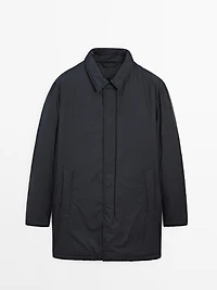 Parka ultra-légère en duvet mélangé hydrofuge