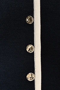 TOP EN MAILLE REVERS CONTRASTANT