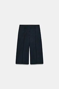 ZW COLLECTION STRAIGHT PLEATED BERMUDA SHORTS