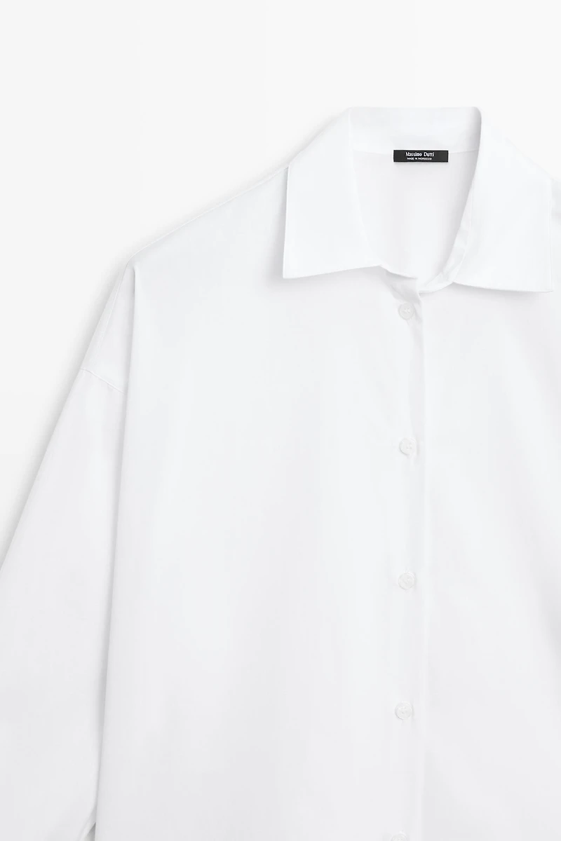 100% cotton poplin shirt