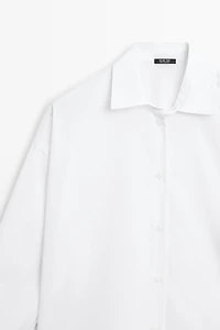 100% cotton poplin shirt