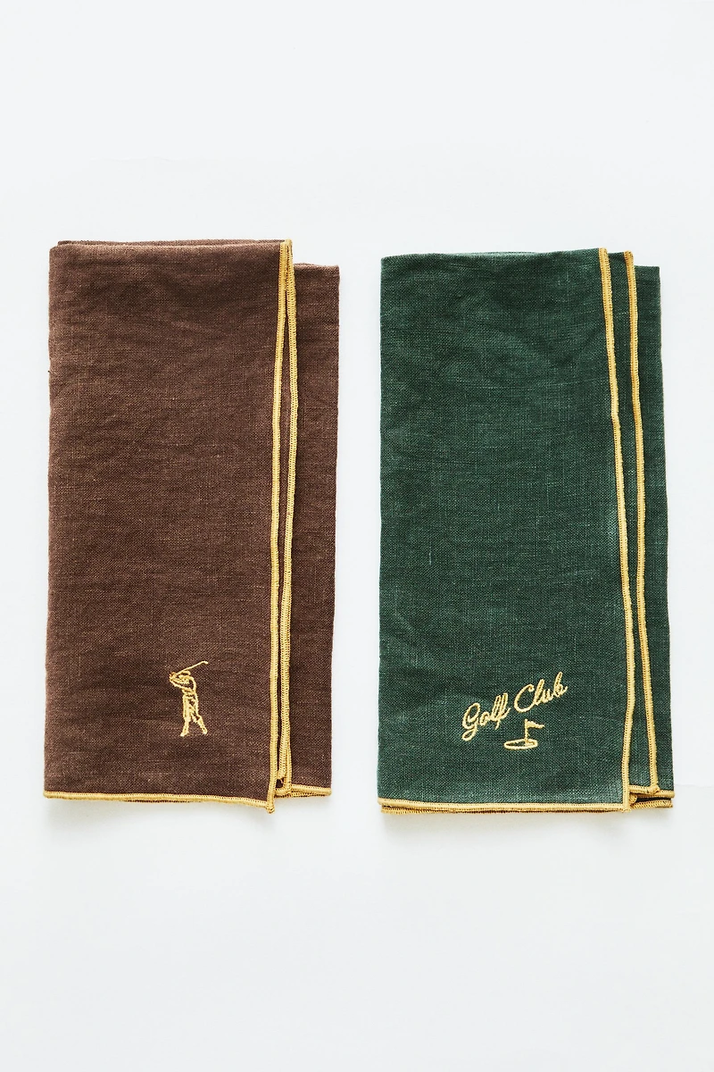 GOLF NAPKIN PACK (PACK OF 2)