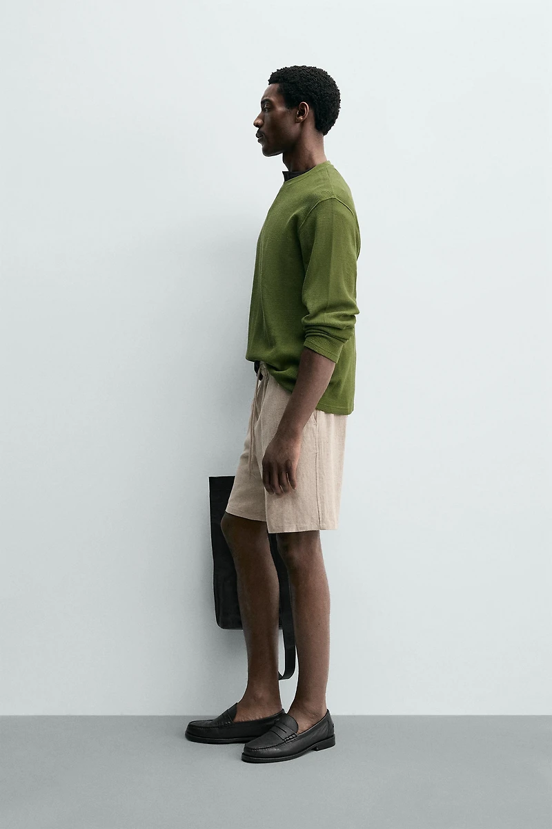 SHORT RELAXED FIT VISCOSE - LIN