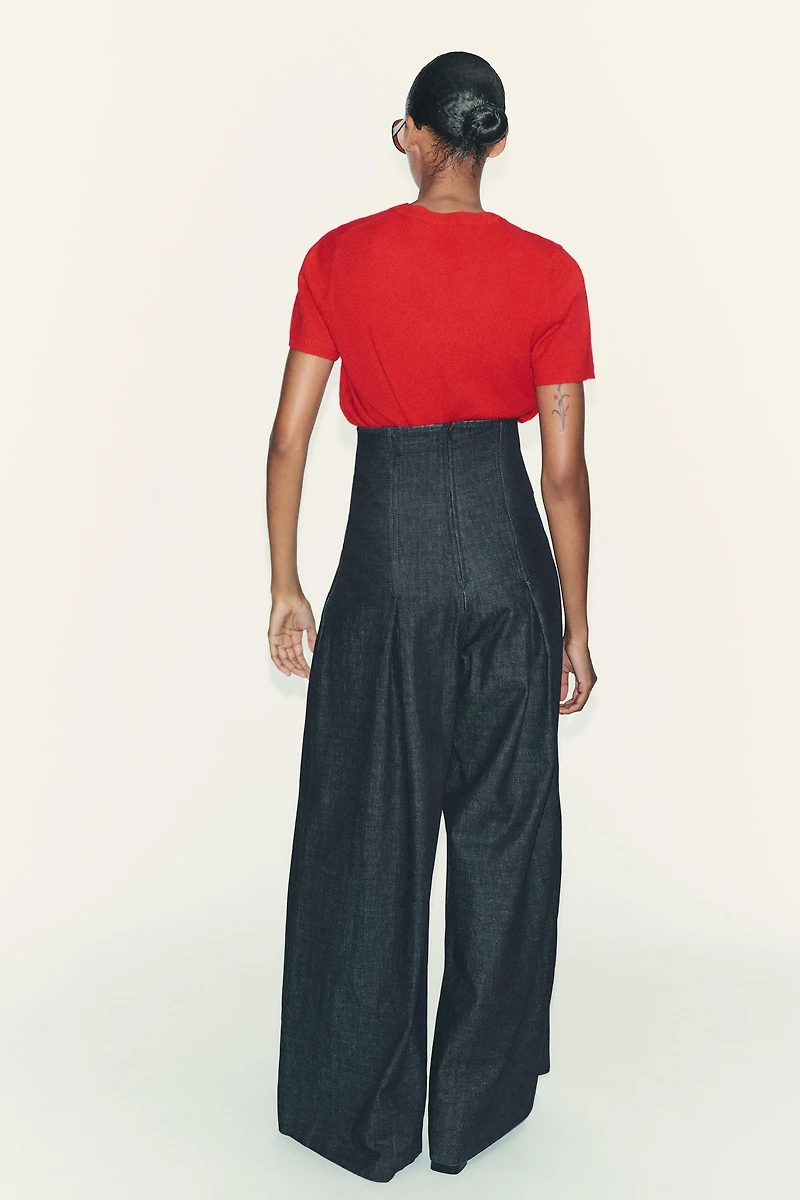 100% CASHMERE SHORT SLEEVE SWEATER