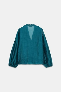 RUFFLED BLOUSE