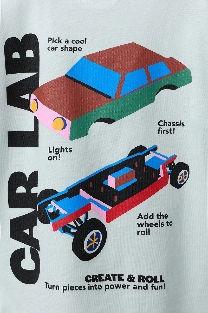 T-SHIRT À IMPRIMÉ VOITURE