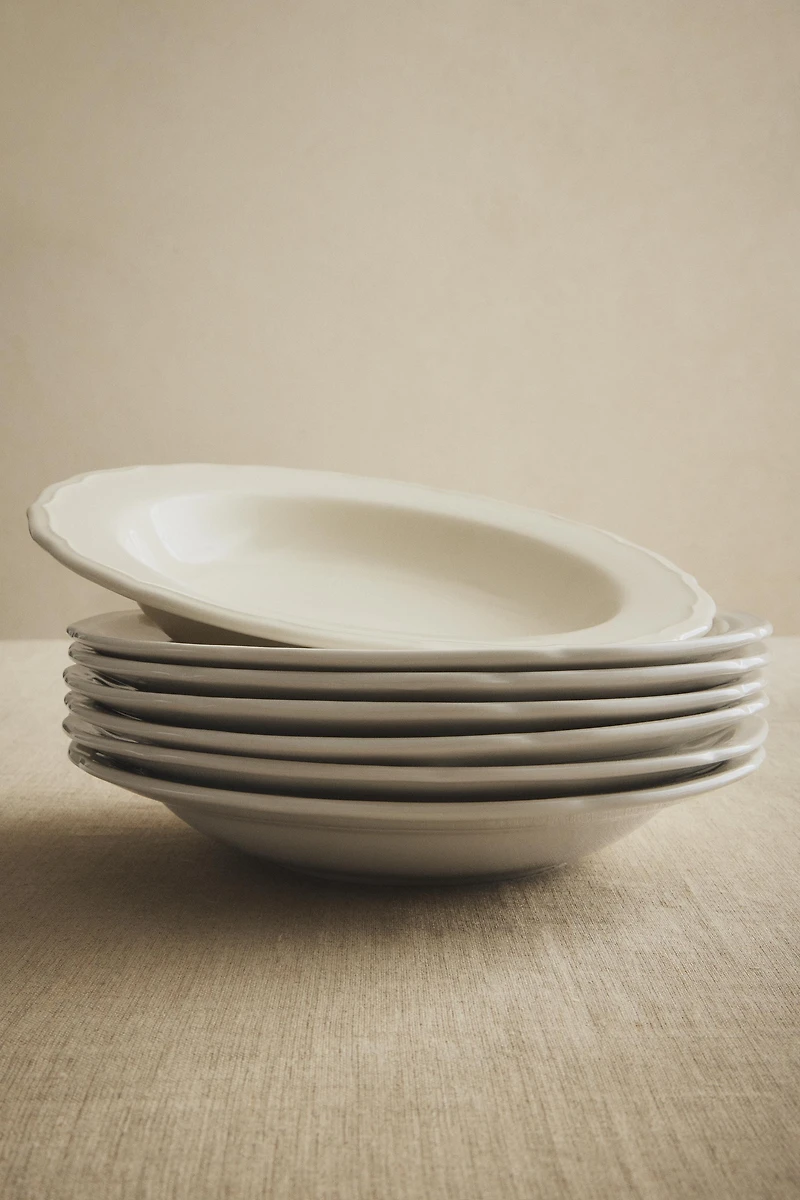 PORCELAIN SOUP PLATE