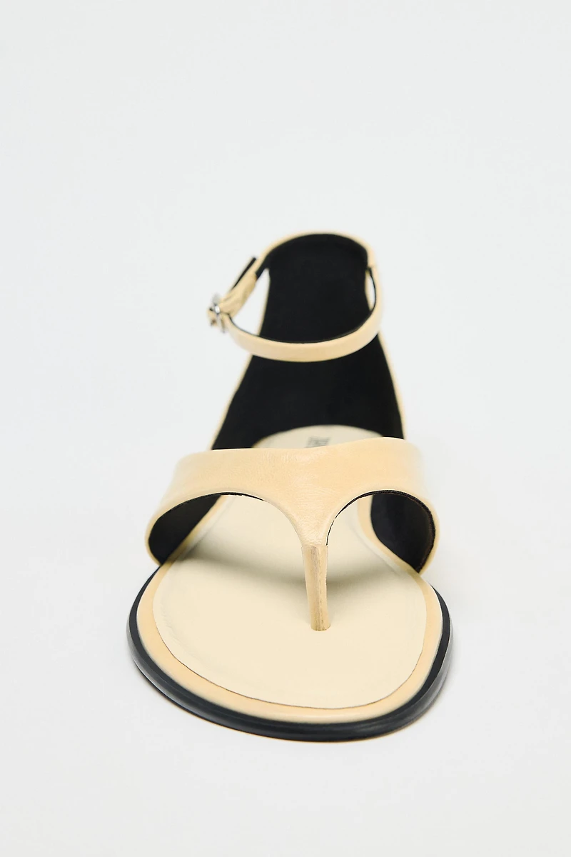 LEATHER TOE SANDALS
