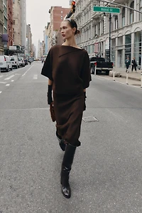 LAPEL COLLAR KNIT JUMPER