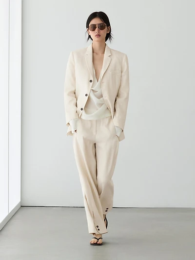 Veste de costume en lin