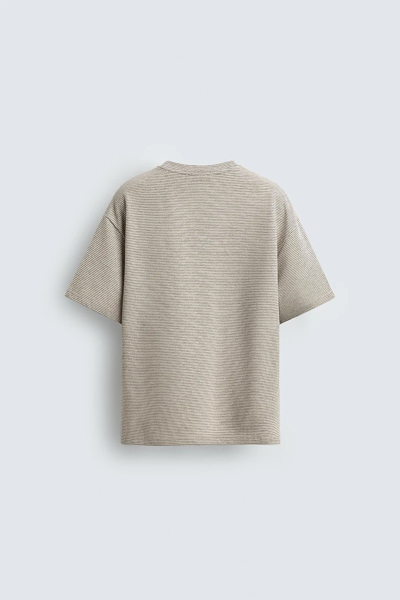 RELAXED FIT STRIPED T-SHIRT