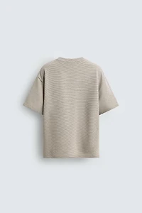 RELAXED FIT STRIPED T-SHIRT