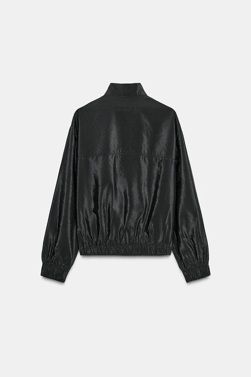 HIGH COLLAR BOMBER JACKET