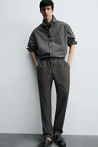 JOGGER WAIST STRETCH PANTS