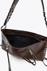 ZIPPER SHOULDER BAG