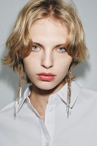 CHAIN CASCADE EAR CUFF EARRINGS