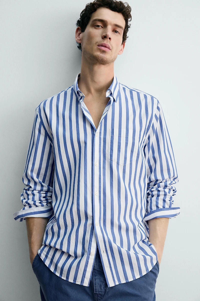 REGULAR FIT STRIPED SHIRT