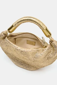 METALLIC EFFECT HANDBAG