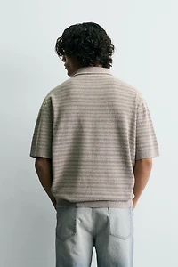 POLO EN POINT STRUCTURÉ BOUCLÉ
