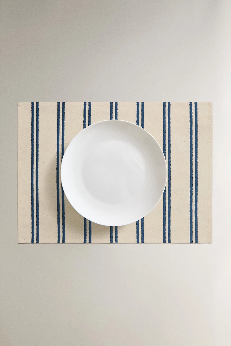 STRIPED COTTON PLACEMAT