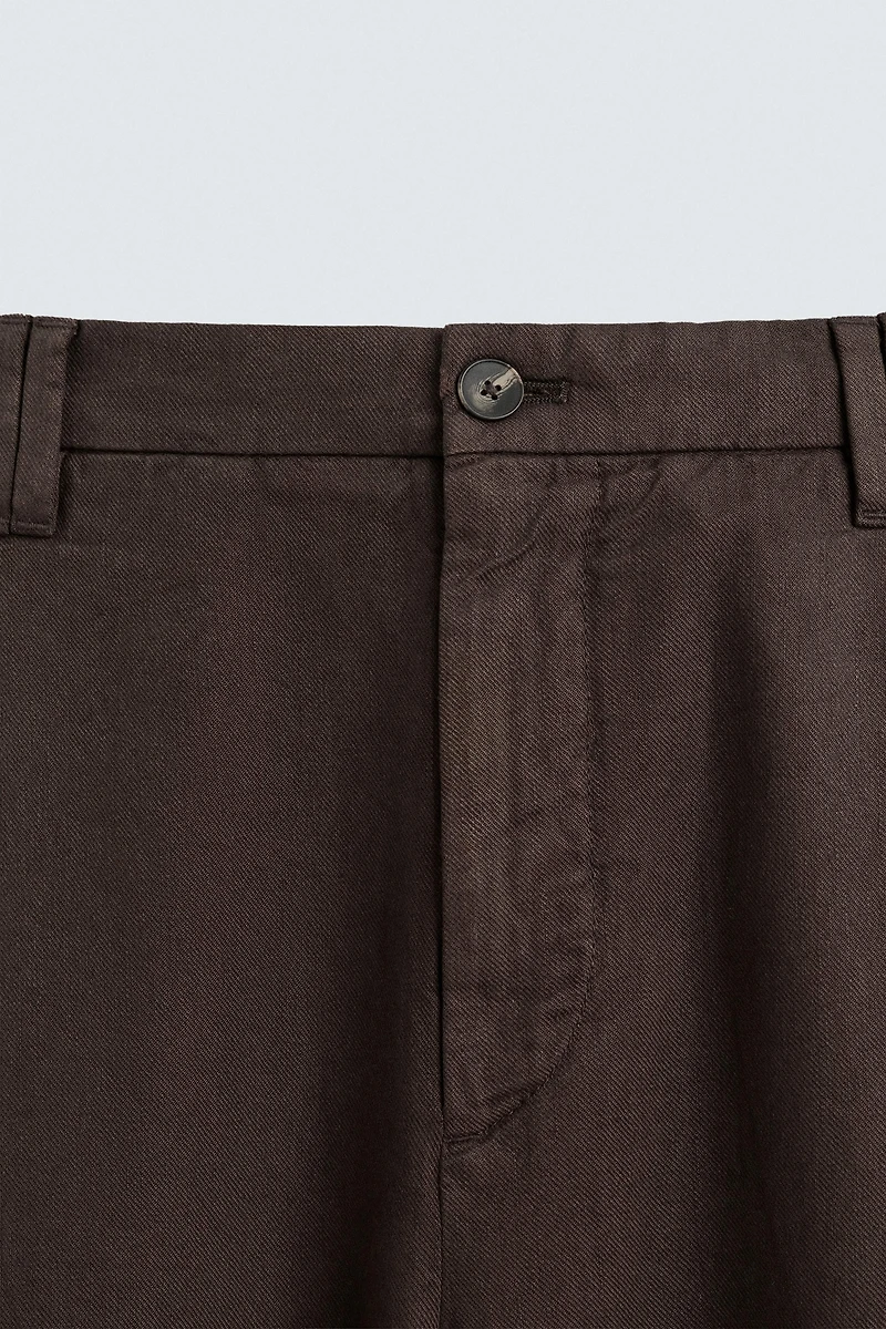 PANTALON FLUIDE À PLIS
