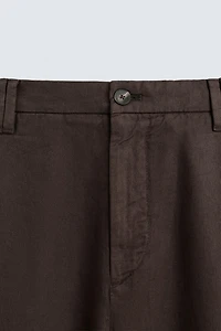 PANTALON FLUIDE À PLIS