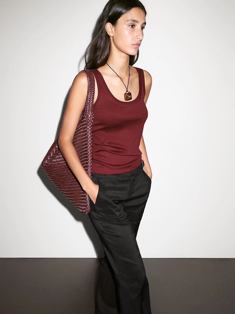 Strappy 100% cotton top