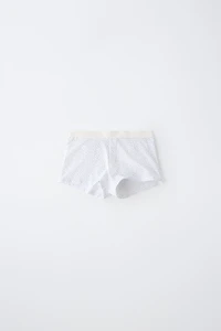 9-14 ANS/ LOT DE DEUX BOXERS À FLEURS
