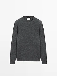 Knit alpaca blend sweater - LIMITED