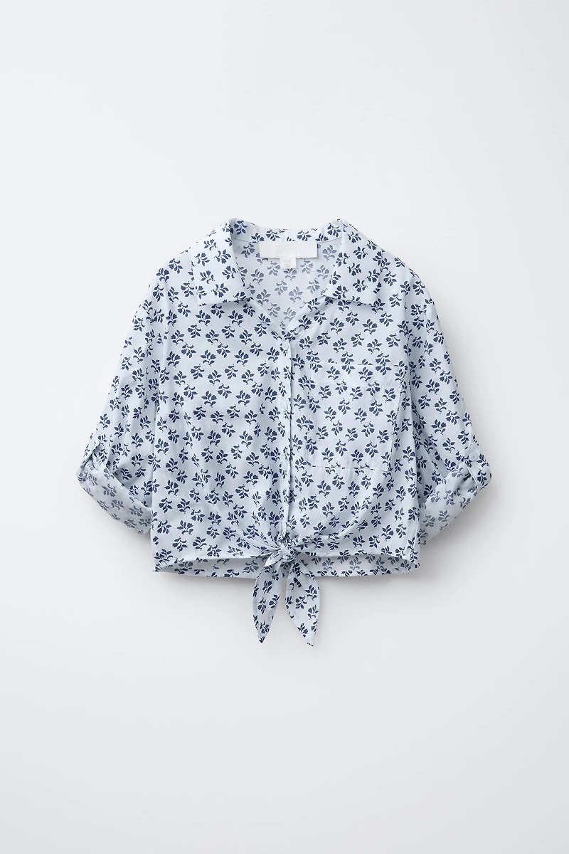 KNOT PRINT SHIRT