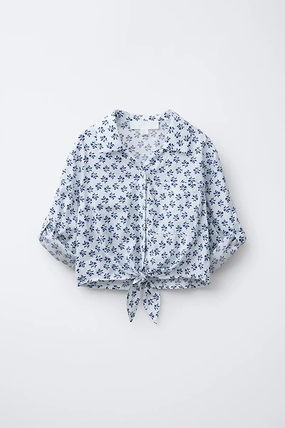 KNOT PRINT SHIRT