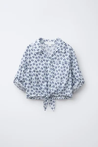 KNOT PRINT SHIRT