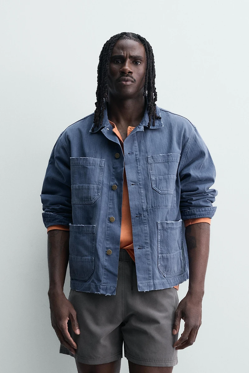 STAR PATCH OVERSHIRT