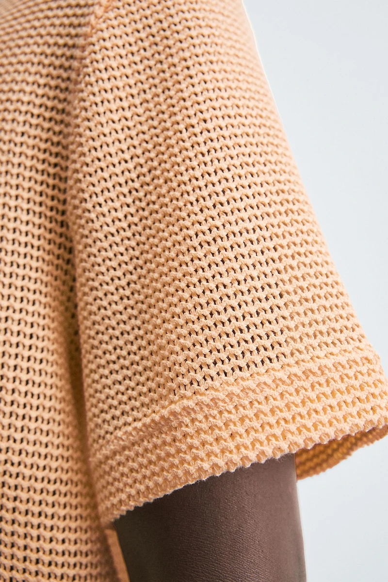 OPEN WEAVE T-SHIRT