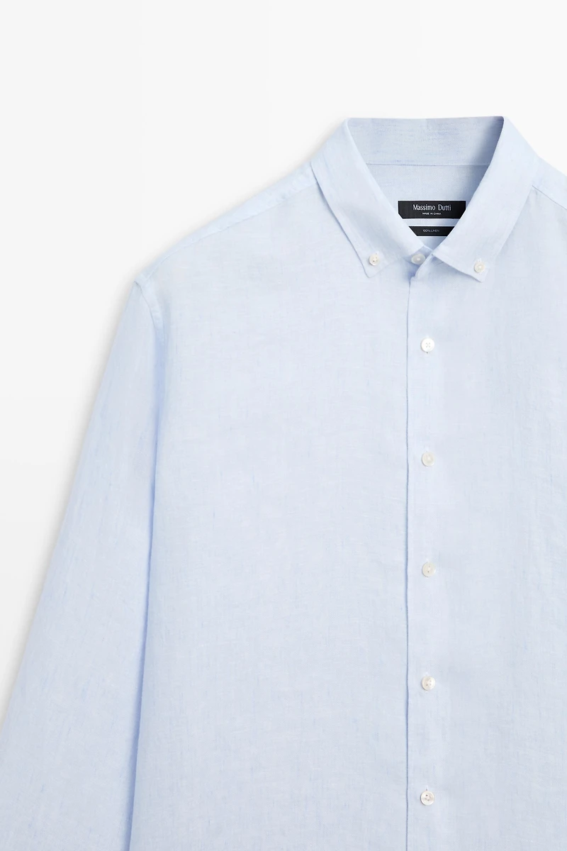 100% linen shirt