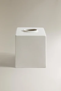 BOÎTE À MOUCHOIRS CÉRAMIQUE CRÈME