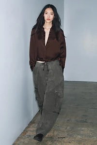 CHEMISE SATINÉE ZW COLLECTION