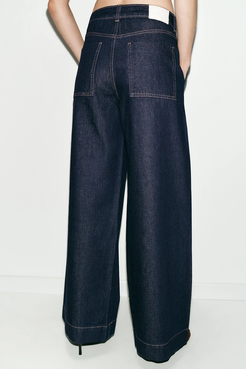 Z1975 MID-RISE WIDE LEG JEANS