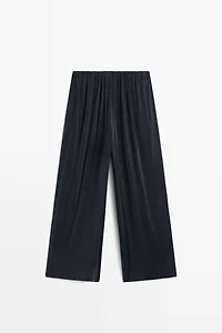 Pleated flowing wide-leg pants - STUDIO