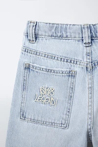 RELAXED BAGGY DENIM SHORTS