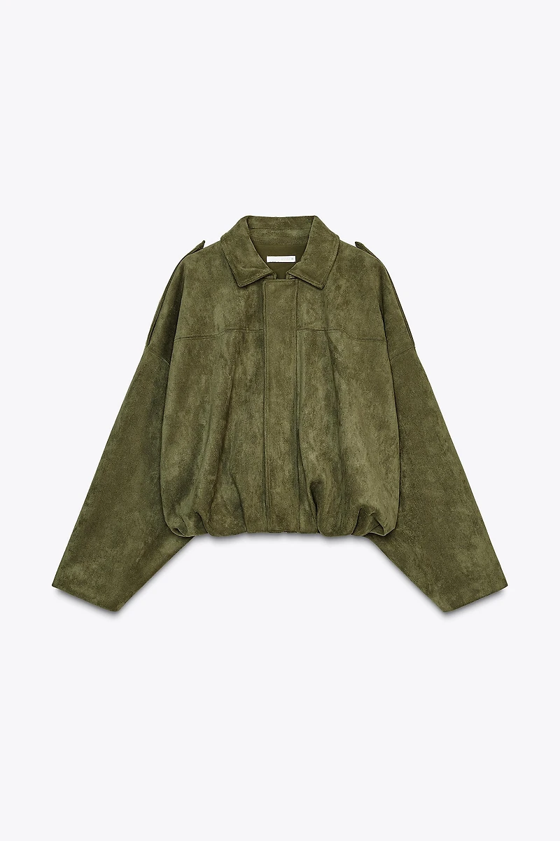 FAUX SUEDE JACKET