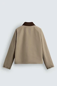 BLOUSON TECHNIQUE COL CONTRASTANT