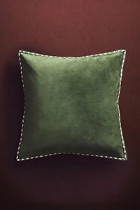 HOUSSE DE COUSSIN VELOURS BORD NOËL