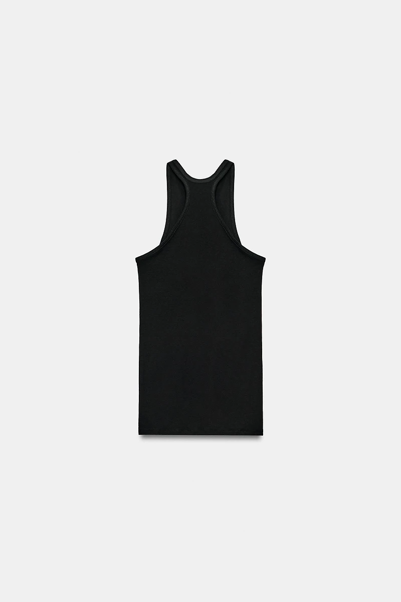 COTTON HALTER TOP